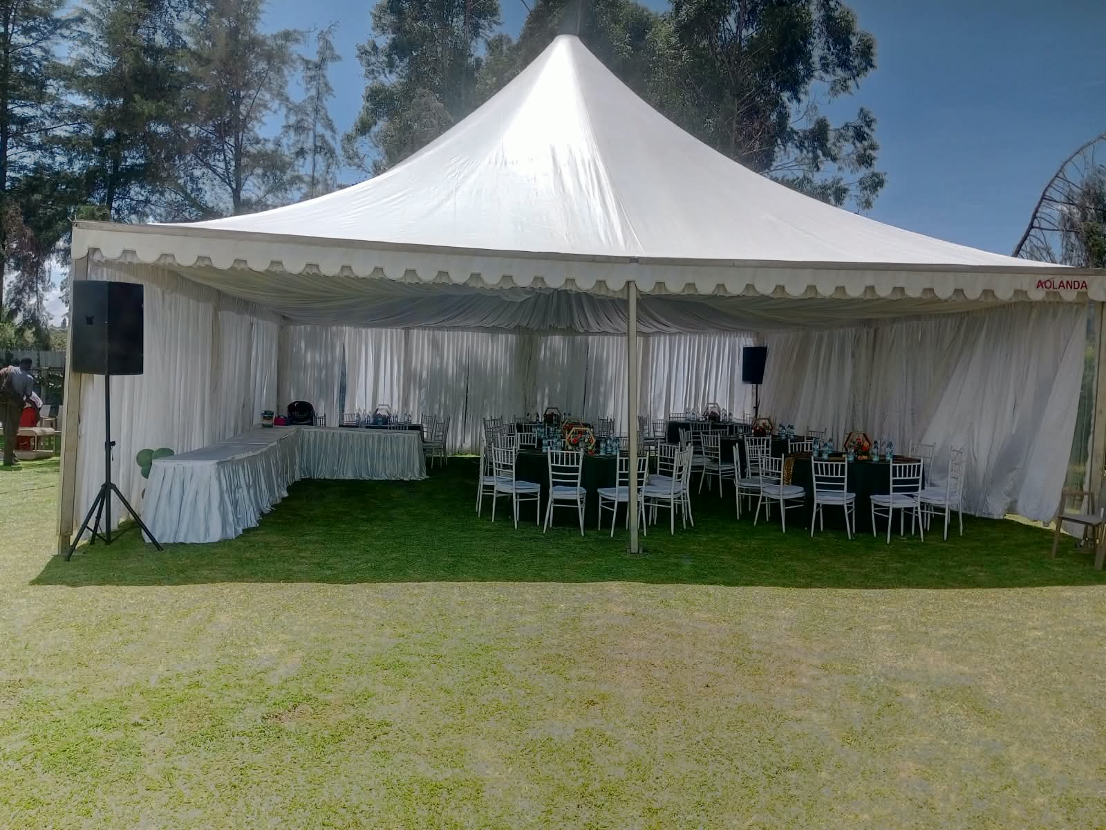 Event equipment including tents