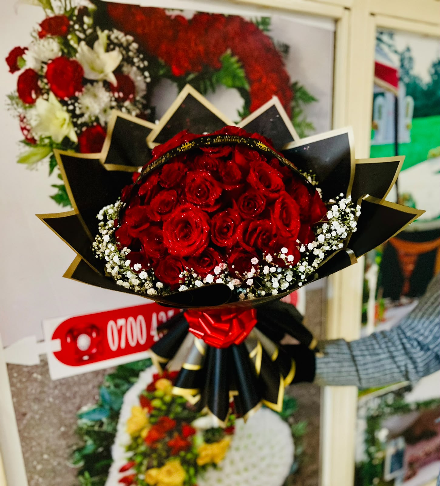 Money & Flower Bouquet