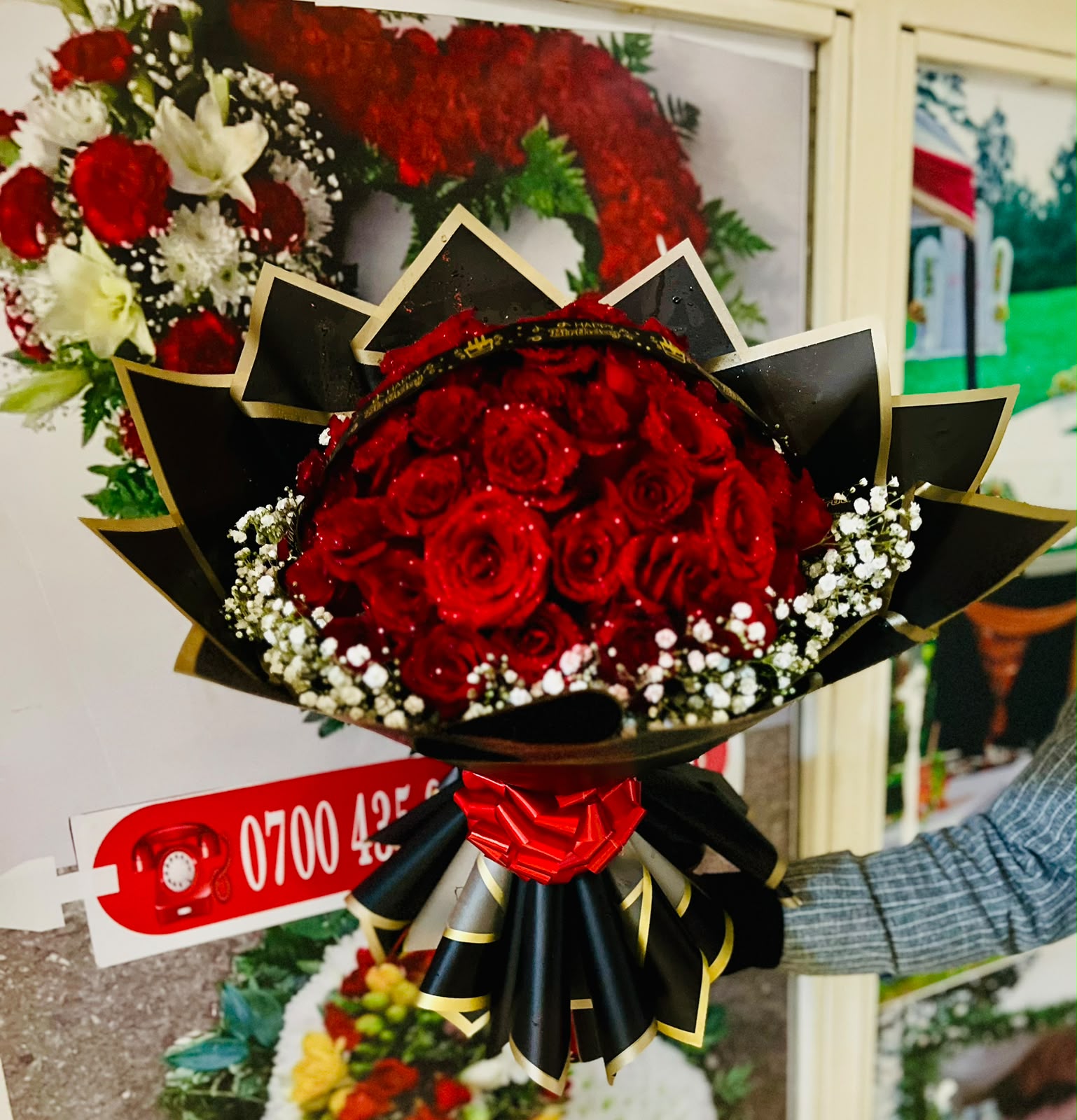 Money & Flower Bouquet