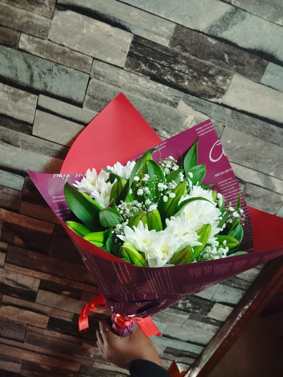 Money and flower bouquet by Leon Events