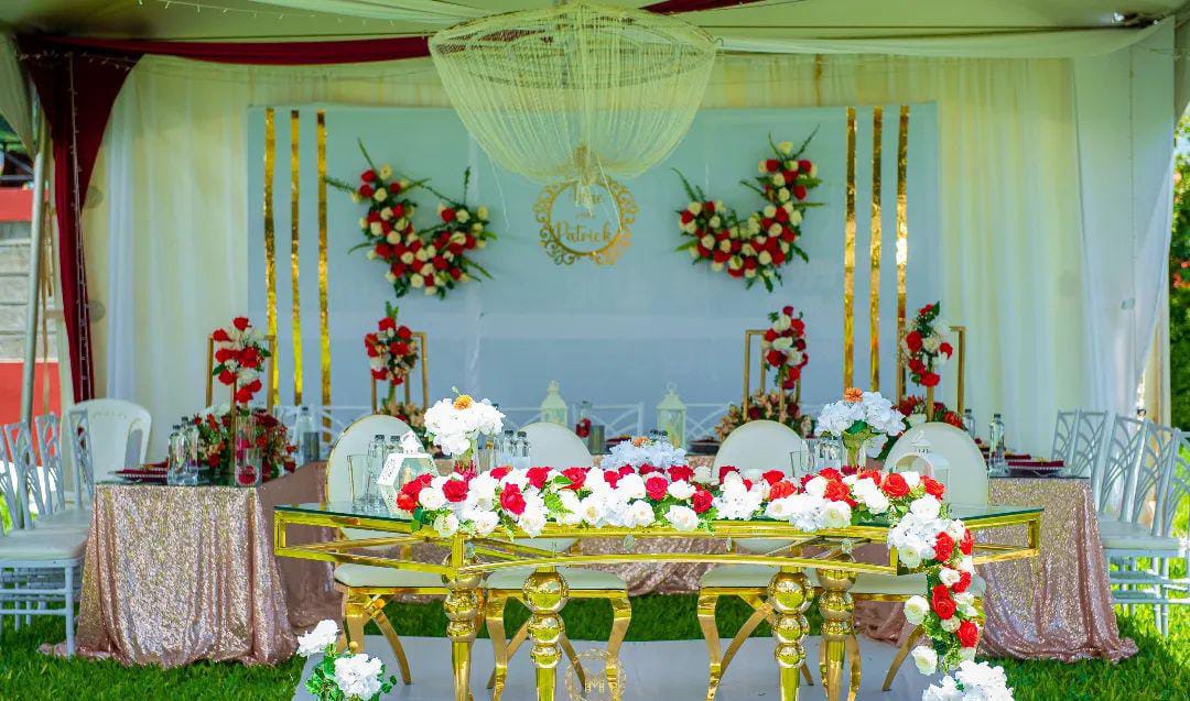 Pre-wedding décor by Leon Events