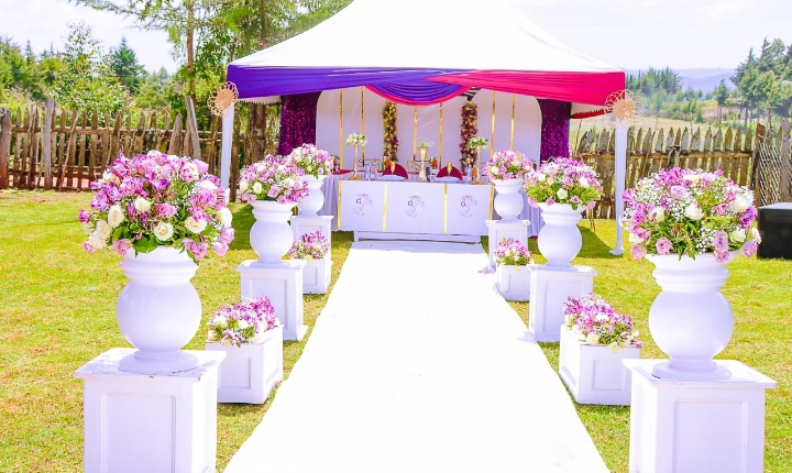 Pre-wedding décor by Leon Events
