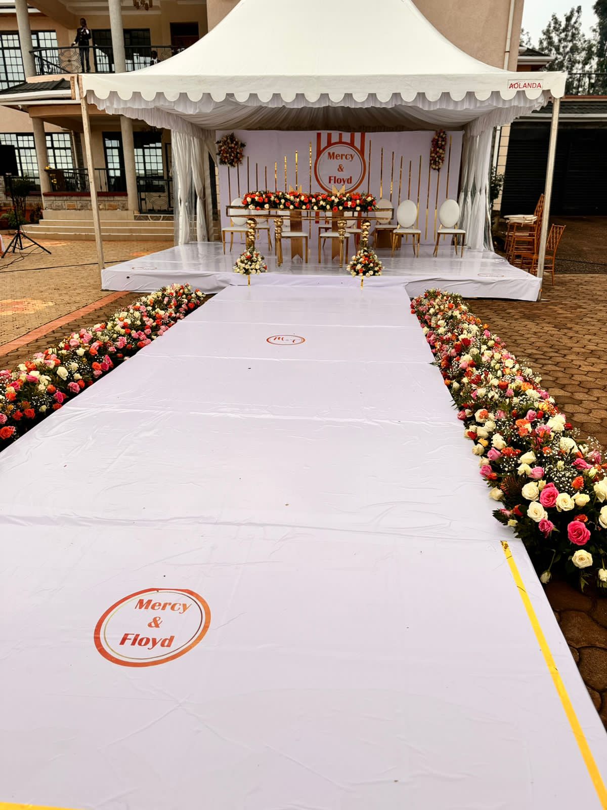 Pre-wedding décor by Leon Events