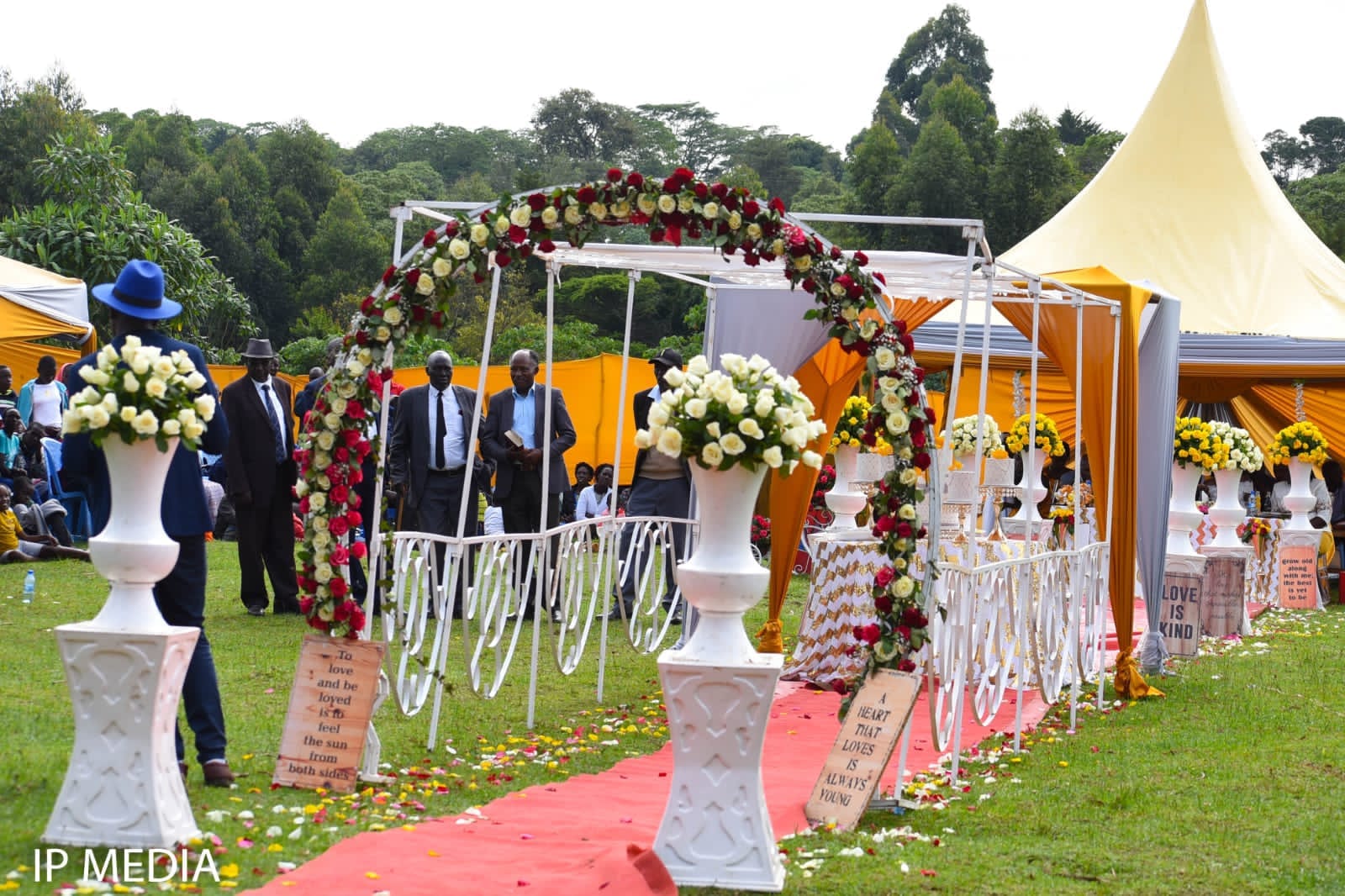 Pre-wedding décor by Leon Events