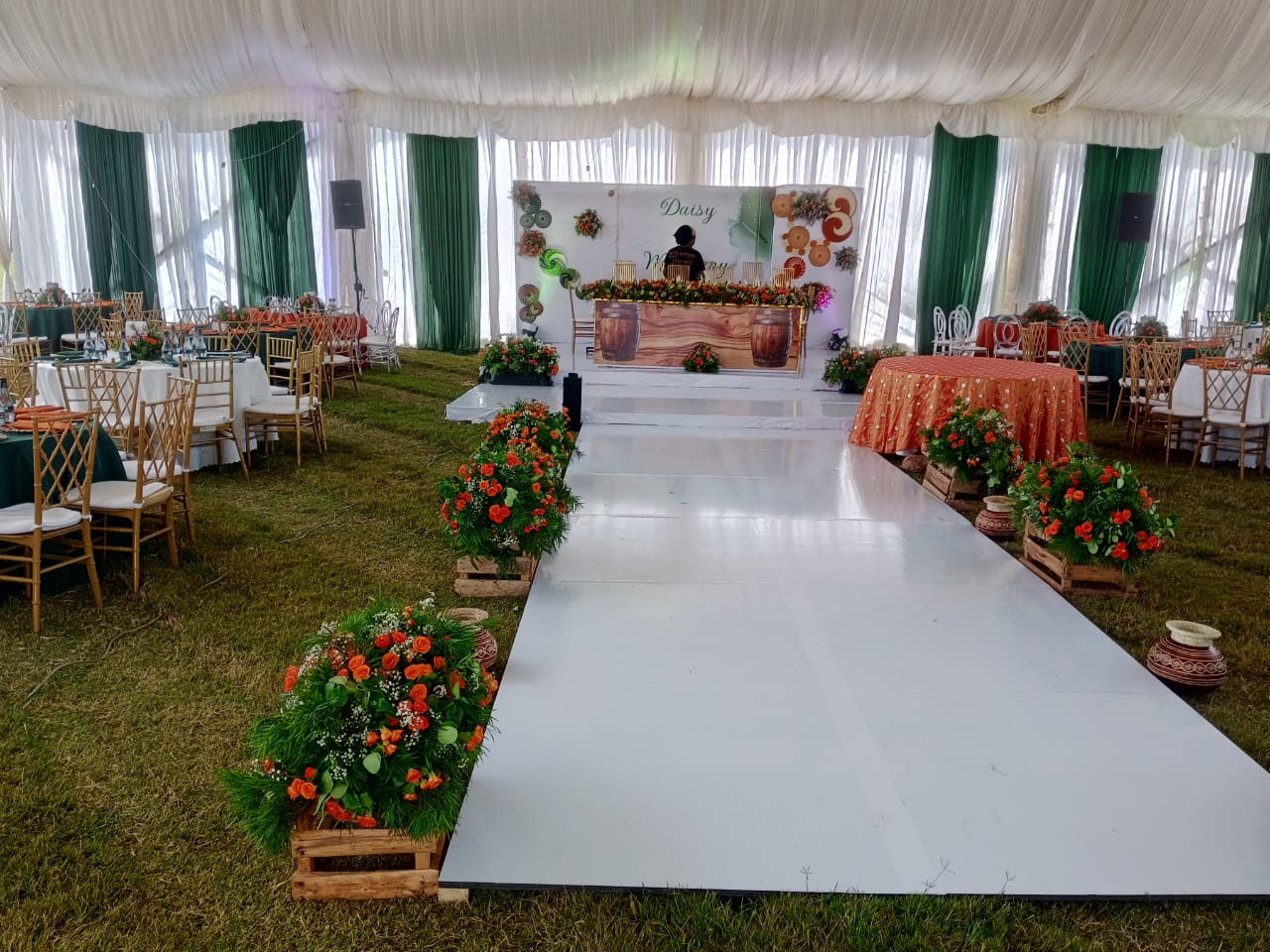 Pre-wedding décor by Leon Events