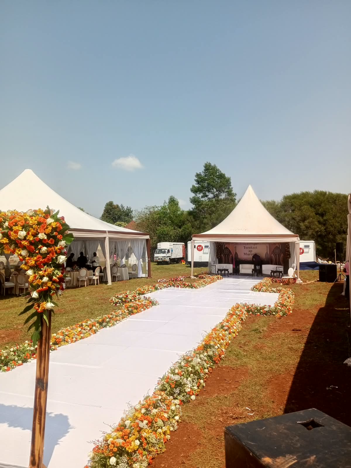 Pre-wedding décor by Leon Events