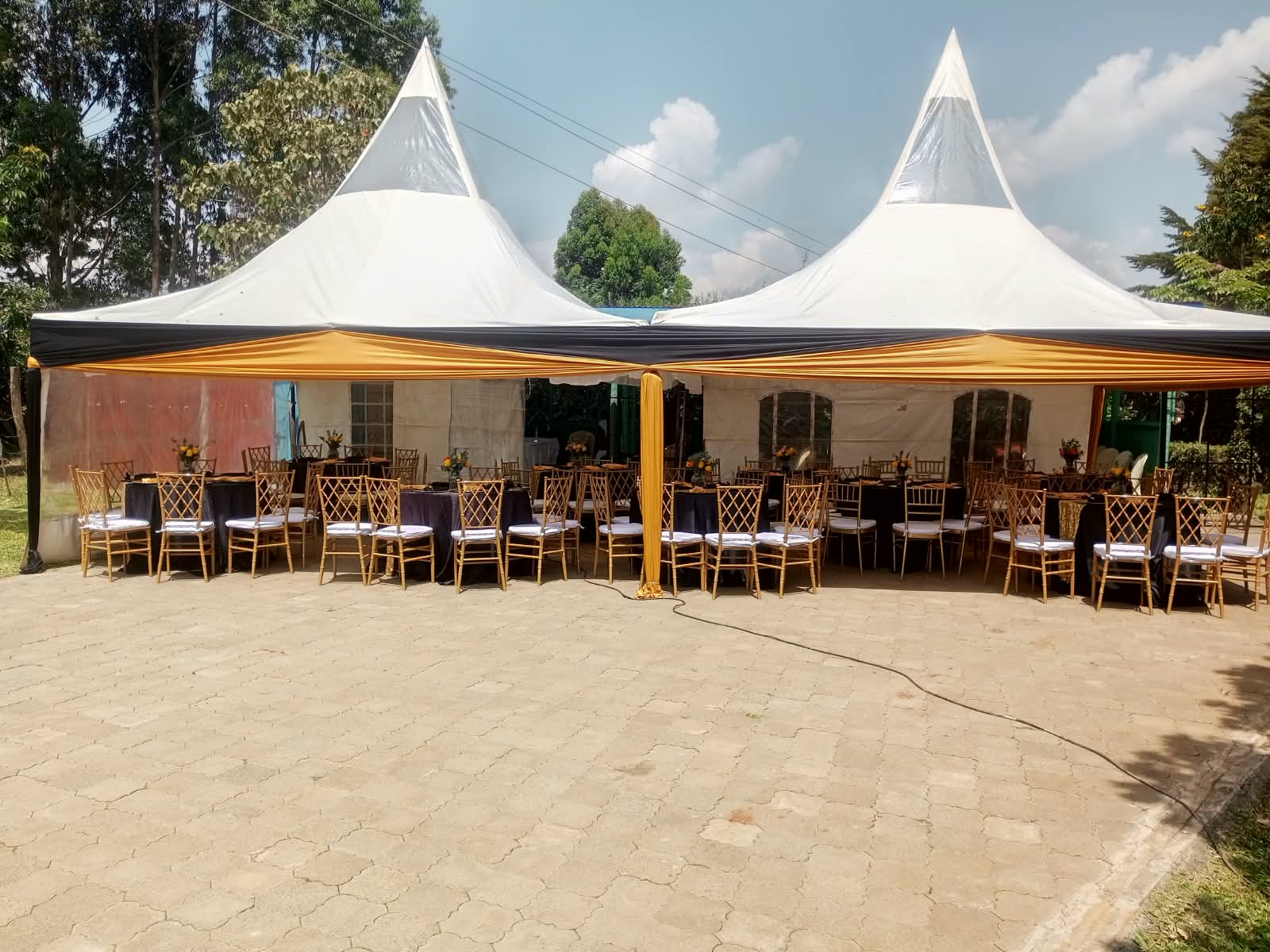 Pre-wedding décor by Leon Events