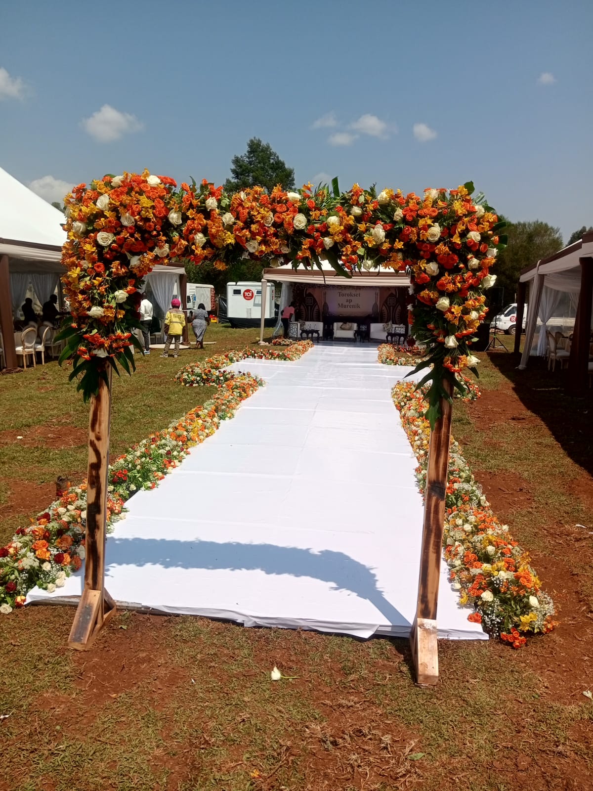 Pre-wedding décor by Leon Events