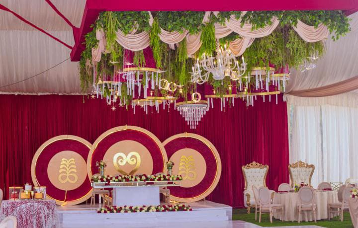 Pre-wedding décor by Leon Events