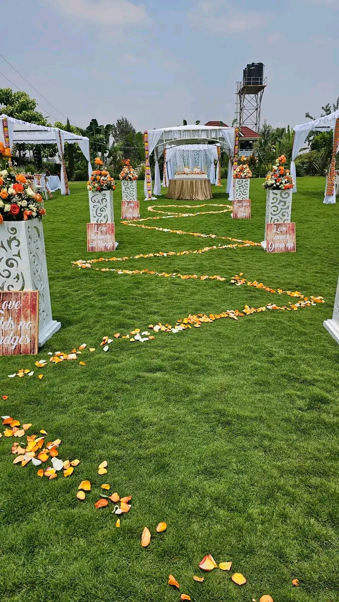 Pre-wedding décor by Leon Events