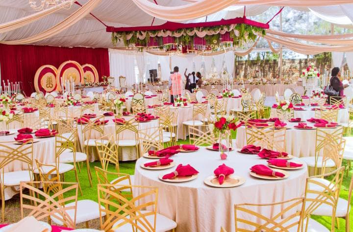 Wedding décor by Leon Events