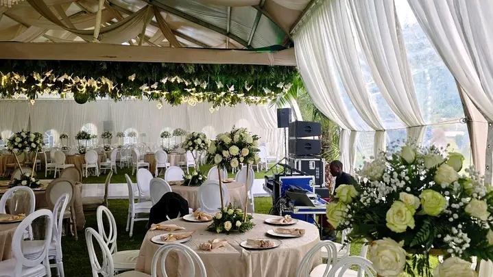Wedding décor by Leon Events