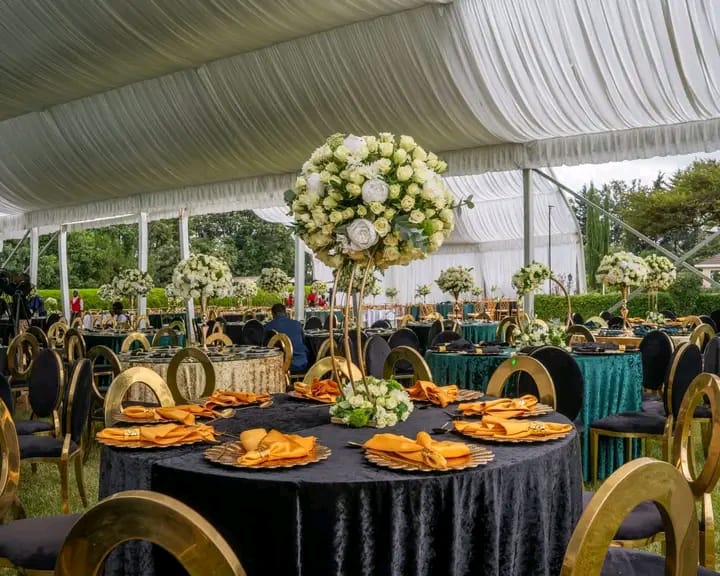 Wedding décor by Leon Events