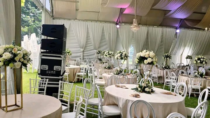 Wedding décor by Leon Events