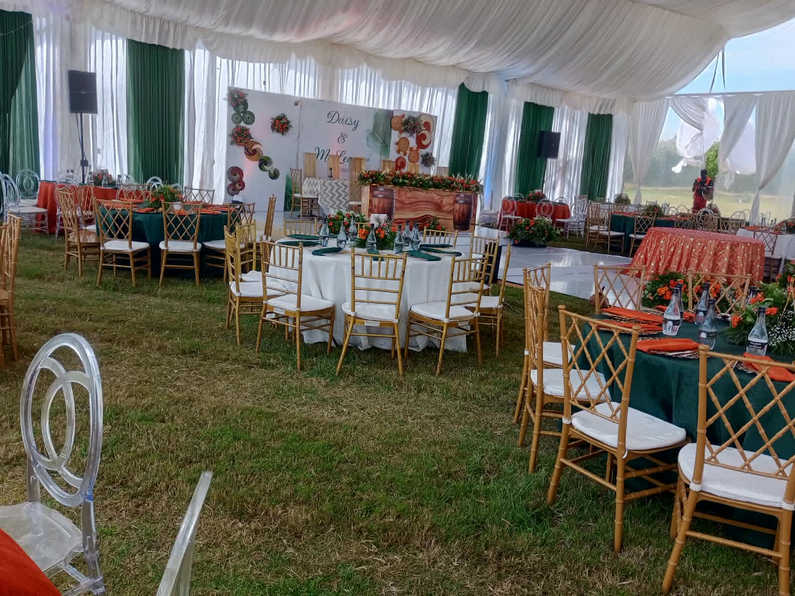 Wedding décor by Leon Events