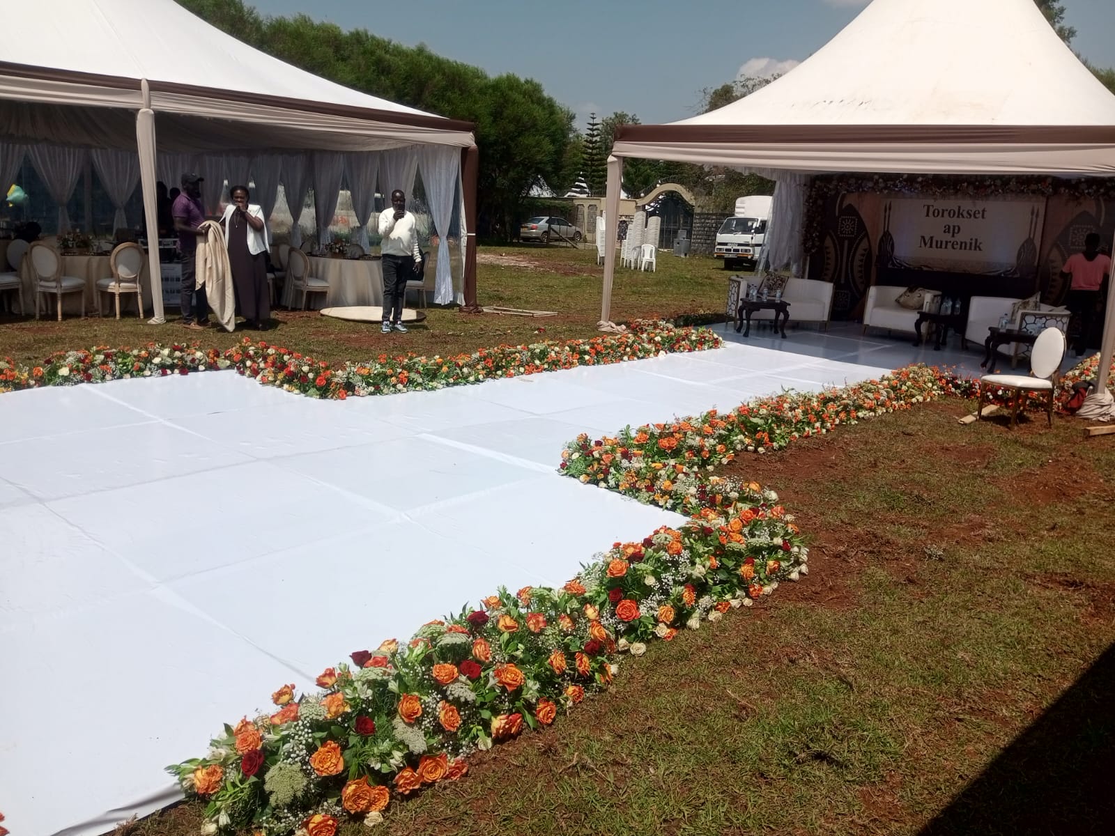 Wedding décor by Leon Events